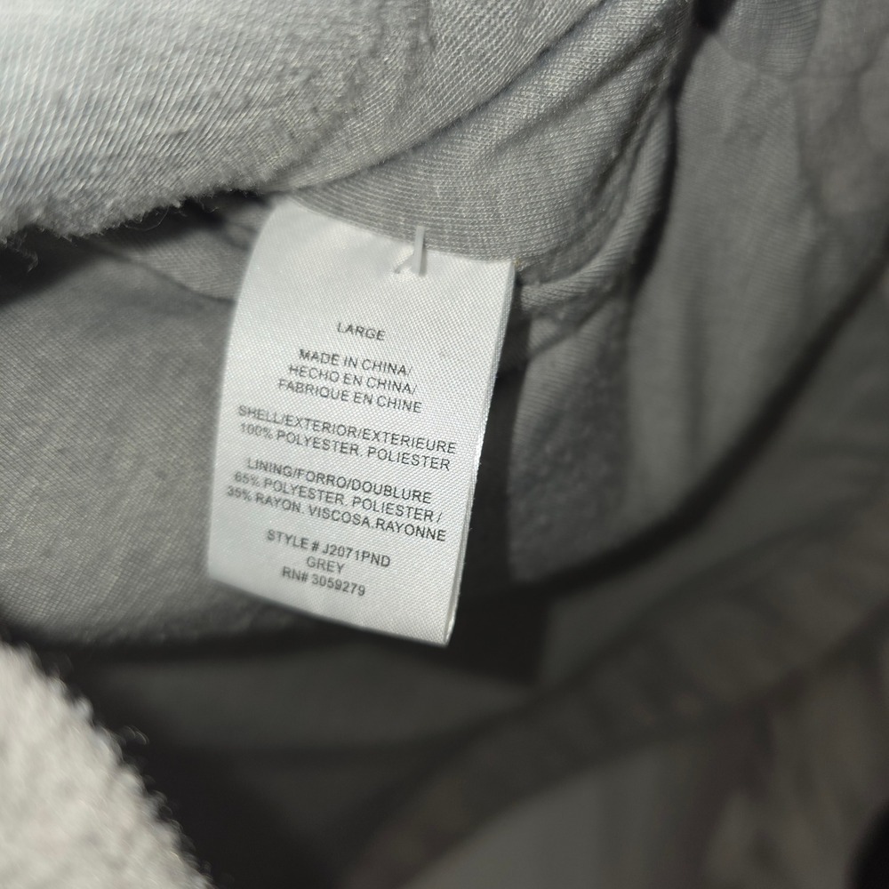 Thread & Supply Shacket Womens Large Grey Excellent Fleece Button Down J2071PND - Picture 5 of 6